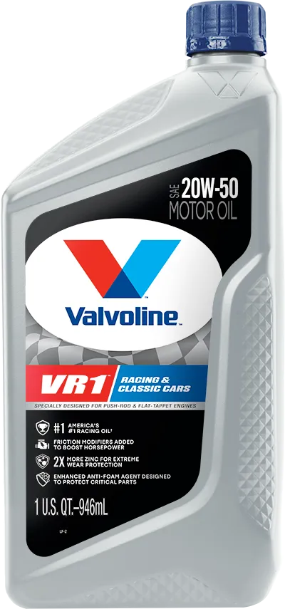 VR1 Racing High Performance High Zinc Motor Oil - Valvoline